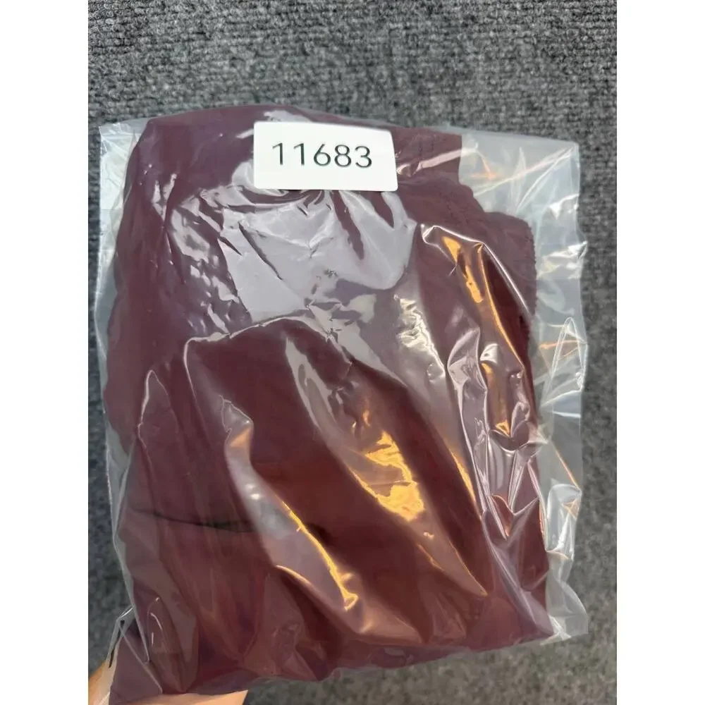 Athletic Works Girls L 12-14 Maroon Athletic Running Shorts Elastic Waist